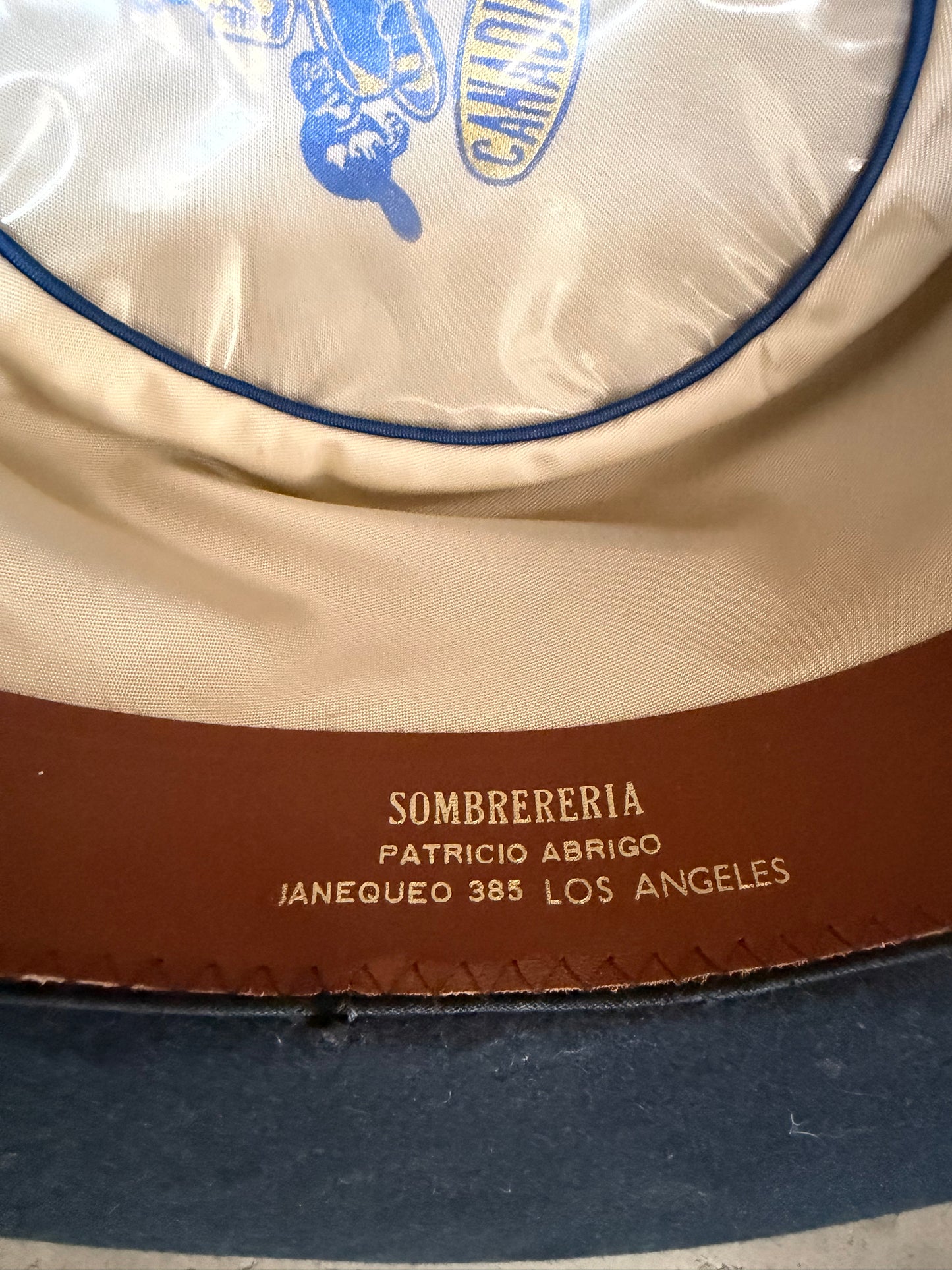 Black Spanish Cordobés Hat — by Patricia Abrigo, Los Angeles