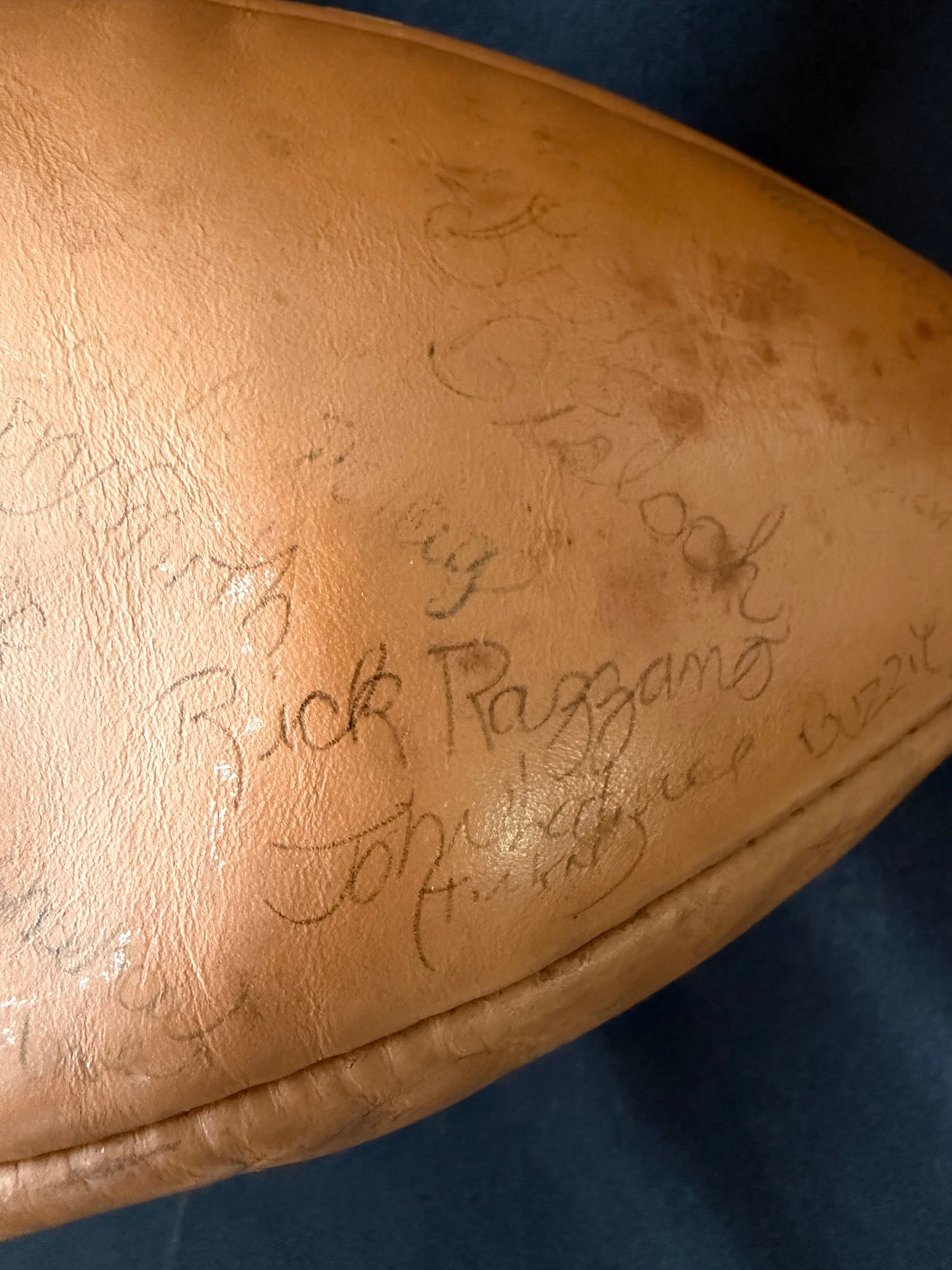 1977 Virginia Tech Signed Football
