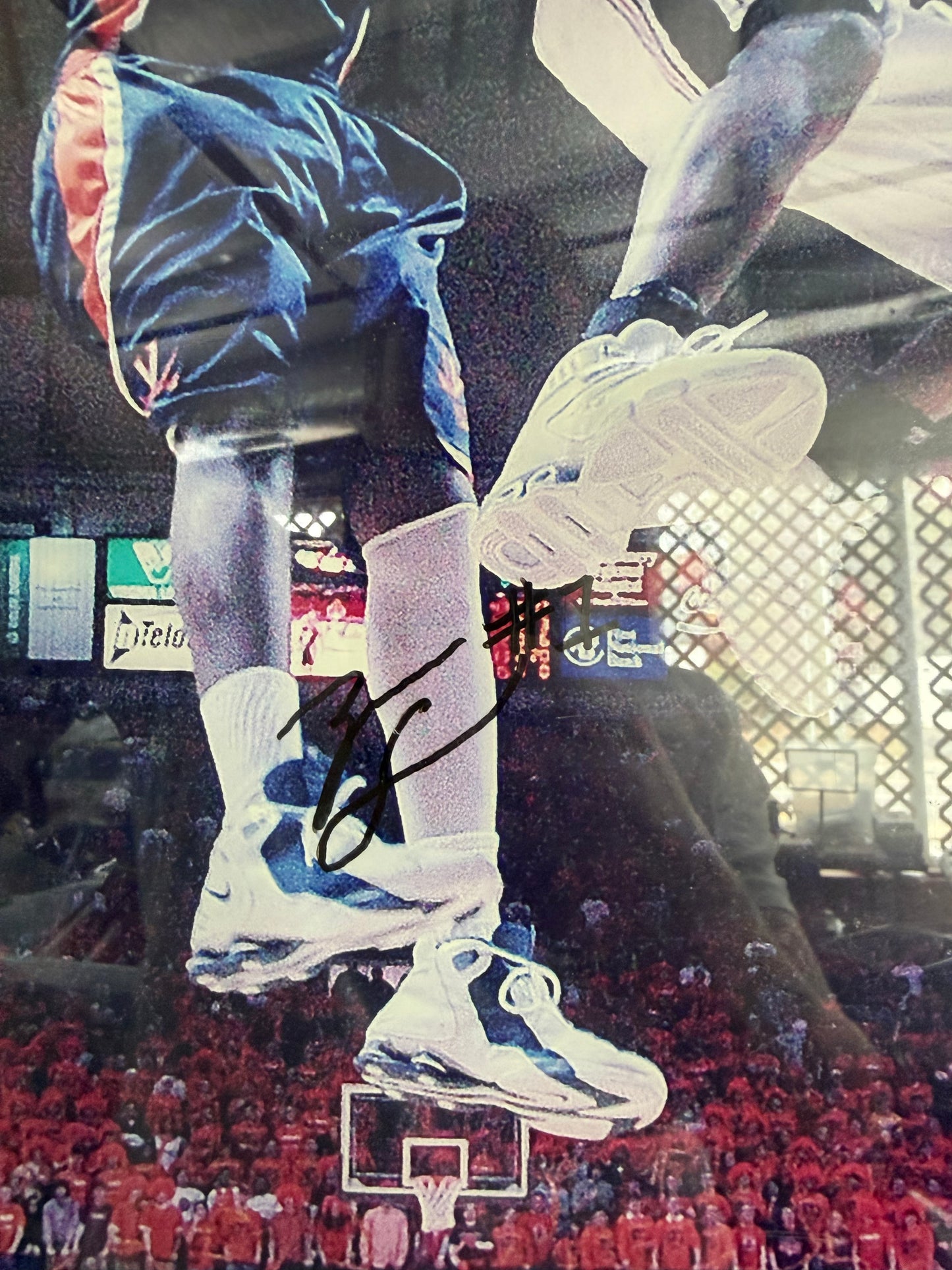 Virginia Tech vs. UVA basketball poster (autographed)