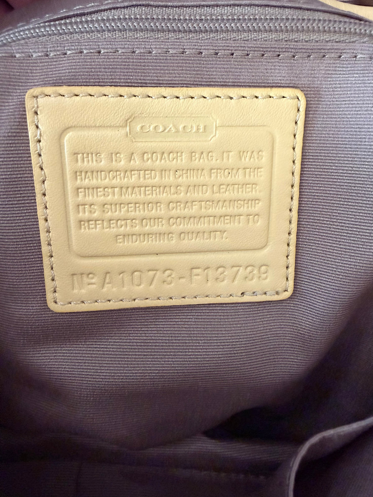 Coach Soho Signature Jacquard Vintage Shoulder Bag