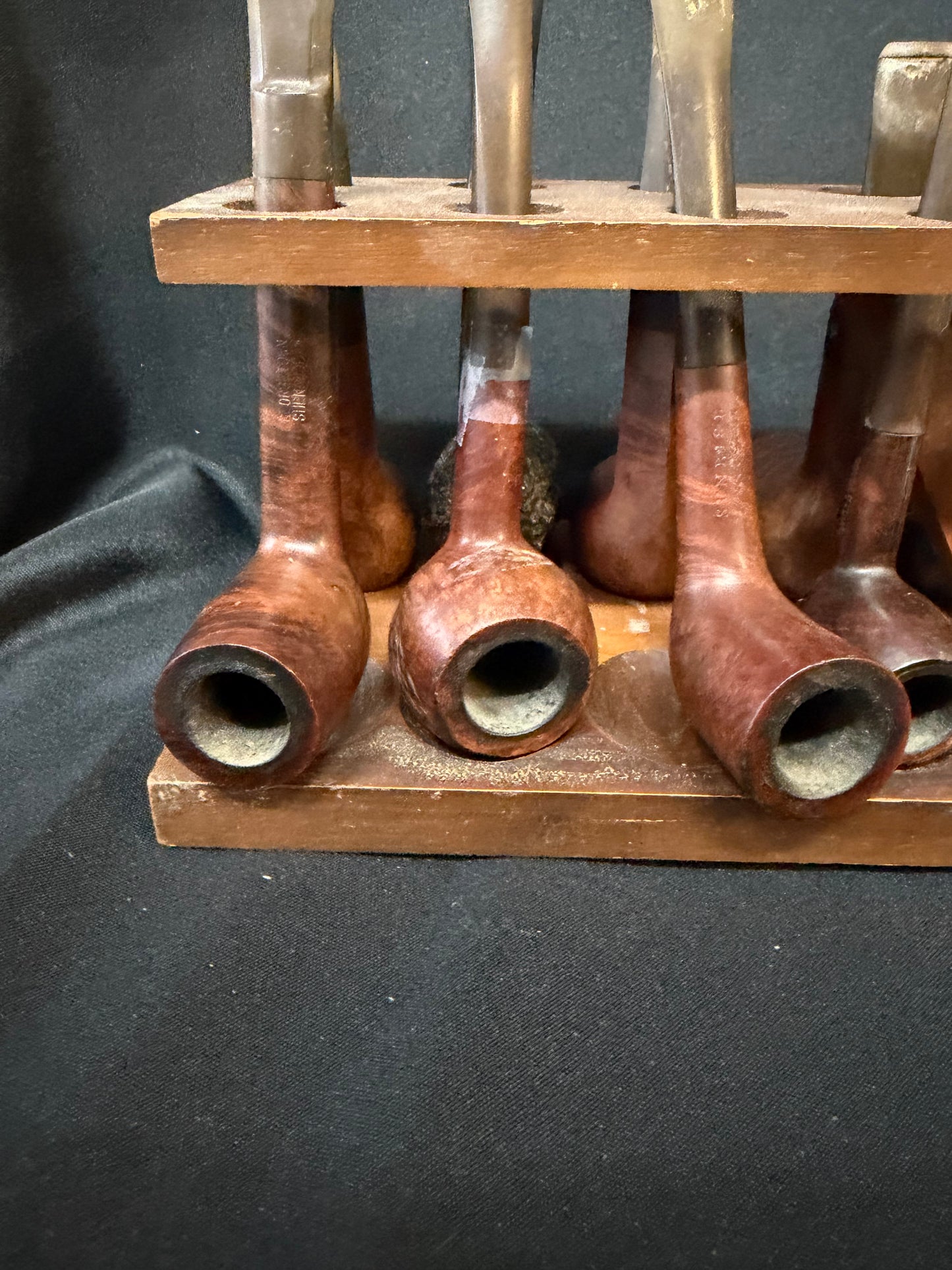 Set of 12 Vintage Smoke Pipes