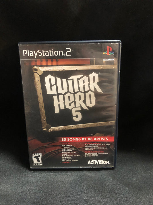 *Tested and Working* Guitar Hero 5 (PS2)
