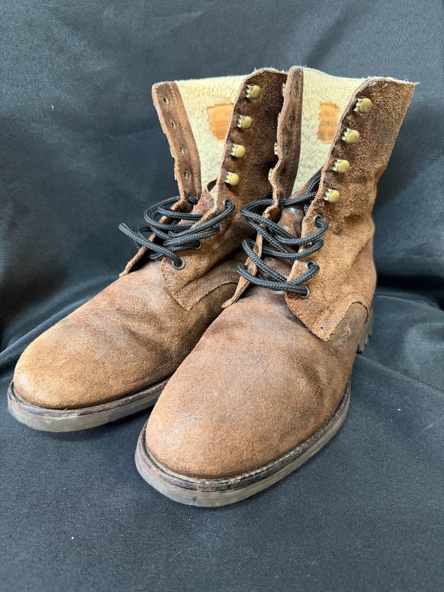 Ralph Lauren Lace-up Leather Work Boots