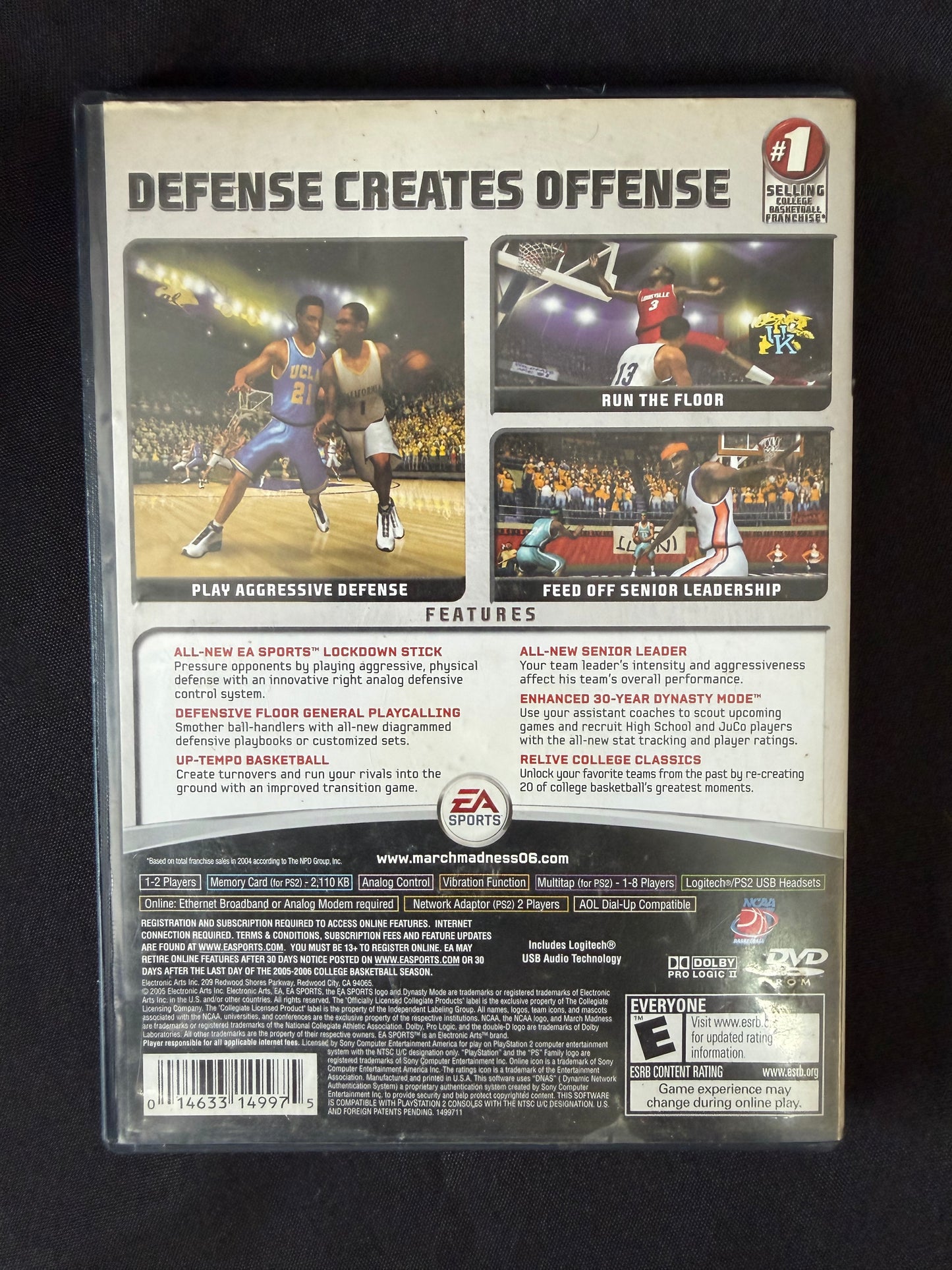 NCAA March Madness 06 — PlayStation 2 (Untested)