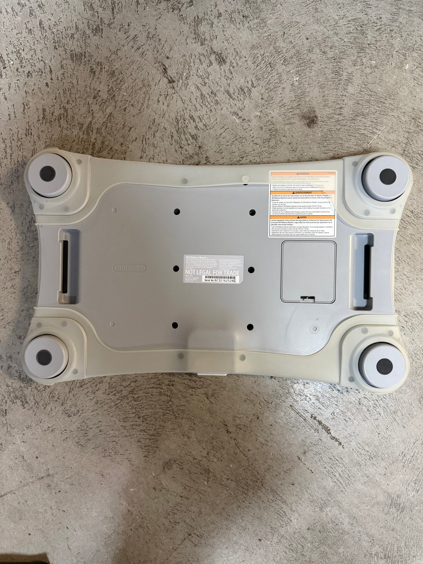 Wii Fit Balance Board And Wii Fit Video Game - untested