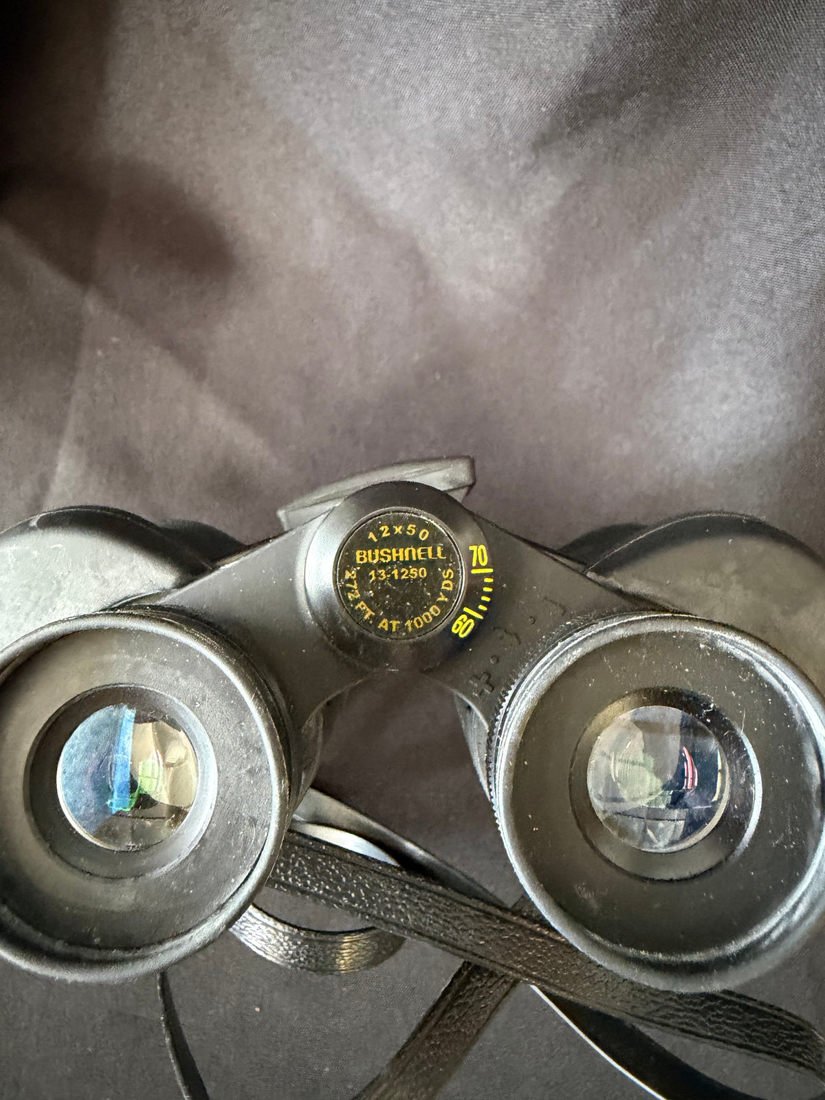 Bushnell 13-1250 — 12x50 Wide Angle Binoculars with Carrying Case and Strap