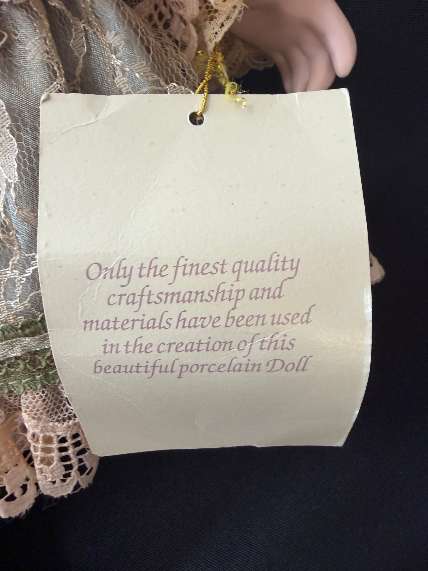 "Hannah" Porcelain Doll — Collectible Memories