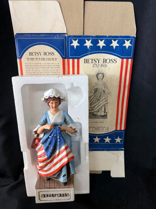 Betsy Ross 1976 McCormick Bicentennial Series Decanter