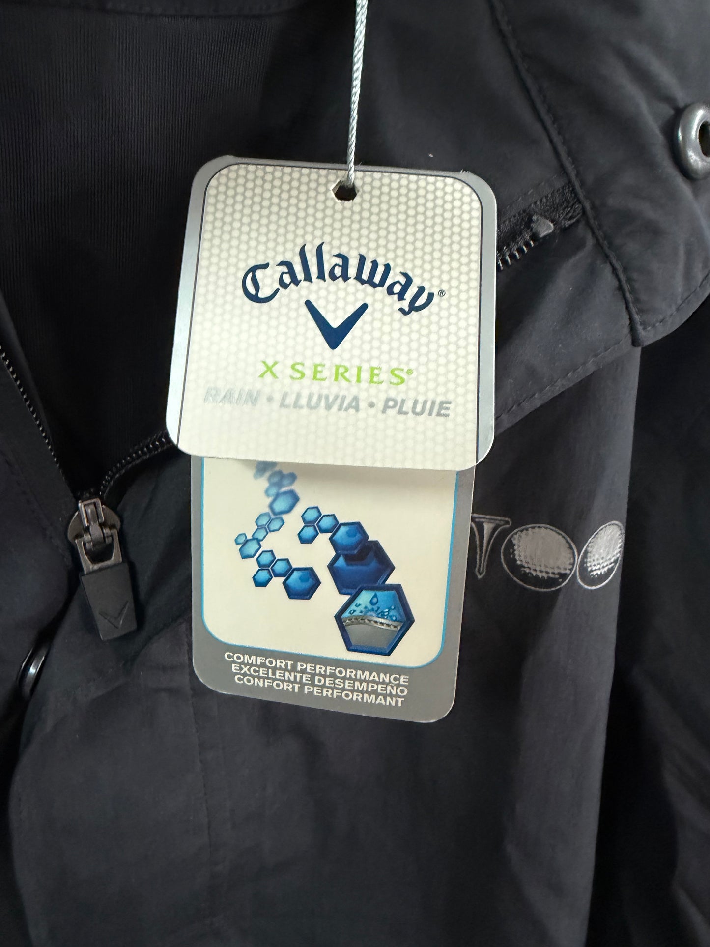 Callaway X Series Golf Rain Jacket – Black