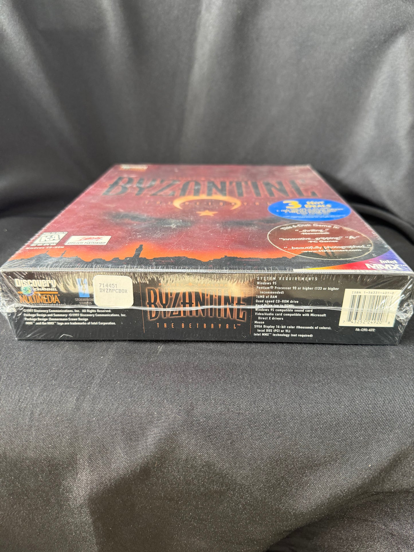 Byzantine: The Betrayal (PC, 1997, CD-ROM) Big Box Game CIB