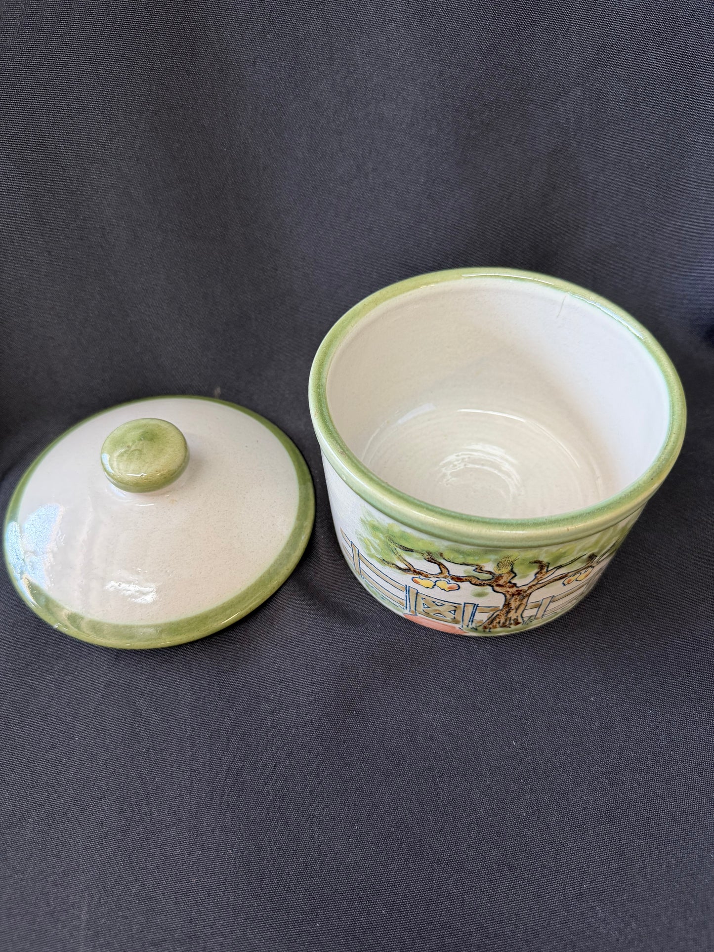 Louisville Stoneware Cookie Jars - Set of 2 Made in Kentucky