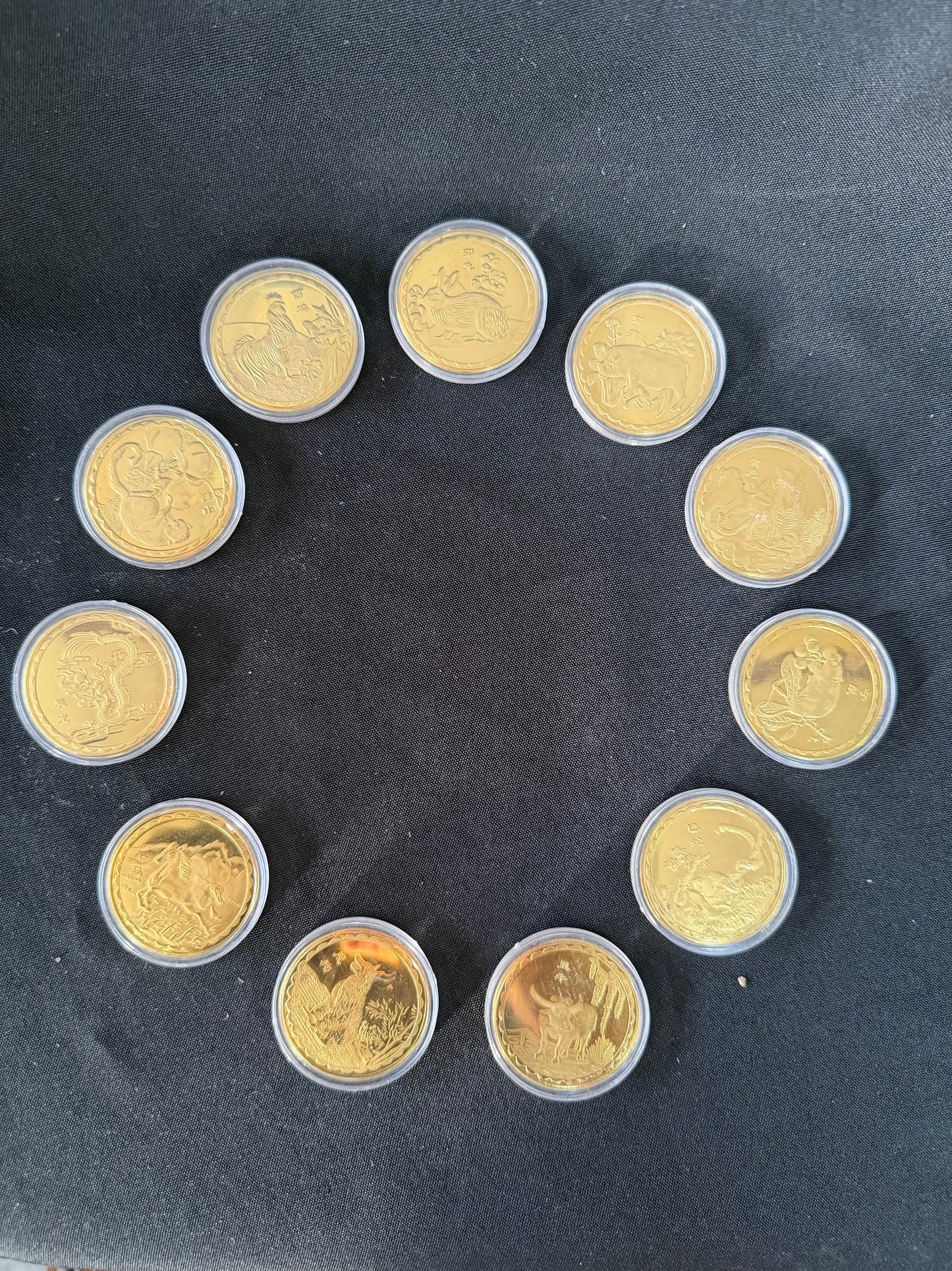 Coins of the Chinese Zodiac - set of 13