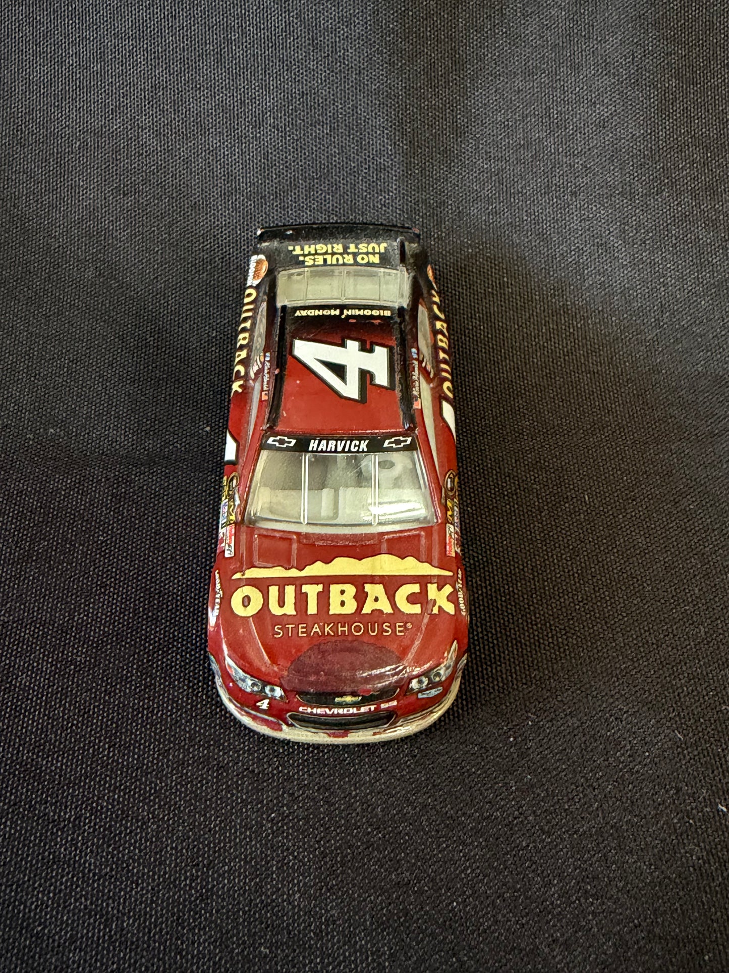 Die-Cast Racing Car – Kevin Harvick #4 Outback Steakhouse Chevrolet SS NASCAR