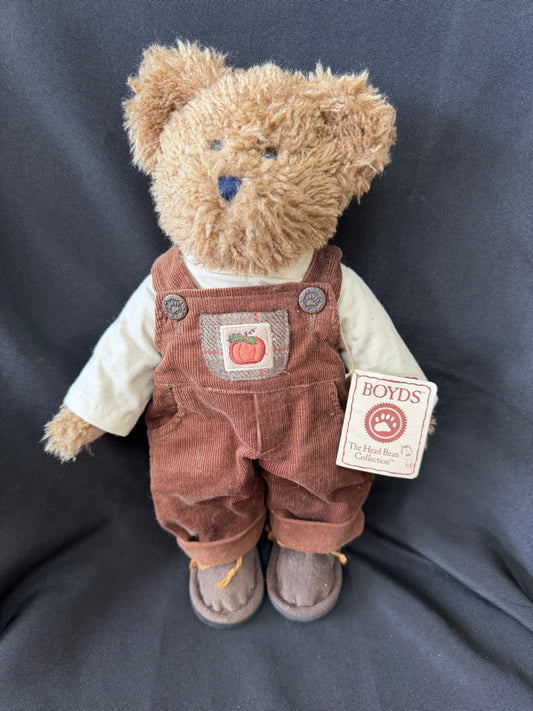 "Ervin Autumnfest" Teddy Bear - Boyds Best Dressed Series
