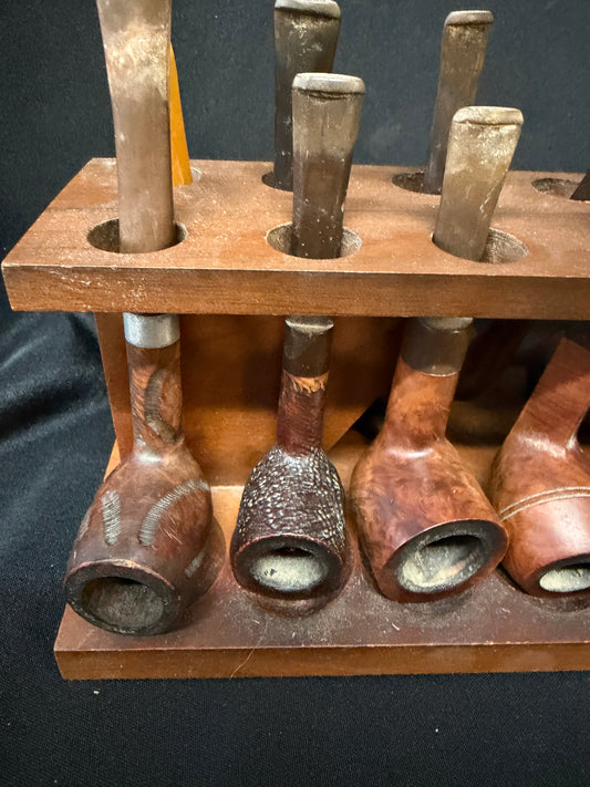 Set of 12 Vintage Smoke Pipes