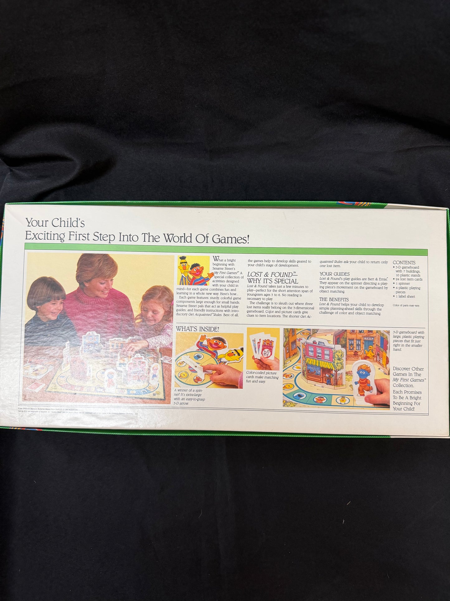 Vintage 1986 Sesame Street "My First Games: Lost & Found" — Milton Bradley (Complete)
