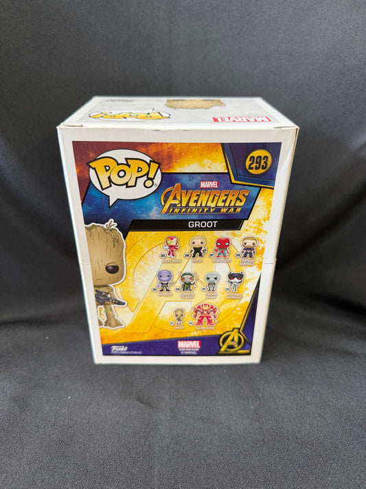 Funko Pop! Marvel — Groot #293 with Blaster (Avengers: Infinity War)