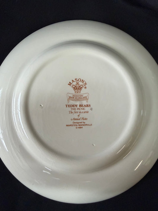 Masons Ironstone Teddy Bears Plate