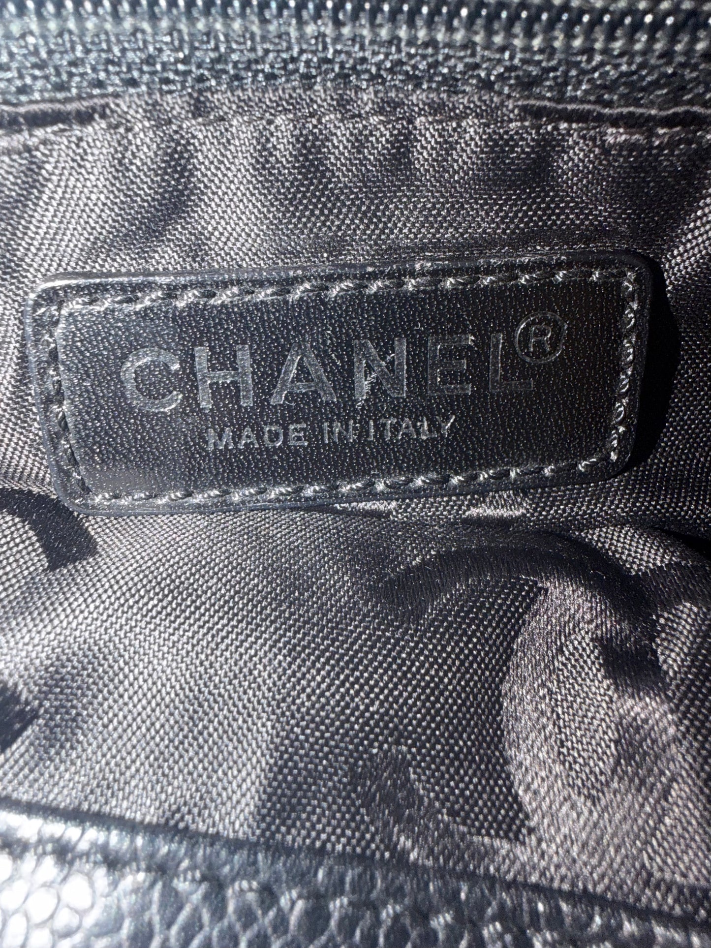 Chanel Executive Caviar Leather Tote with Turnlock (Like New)