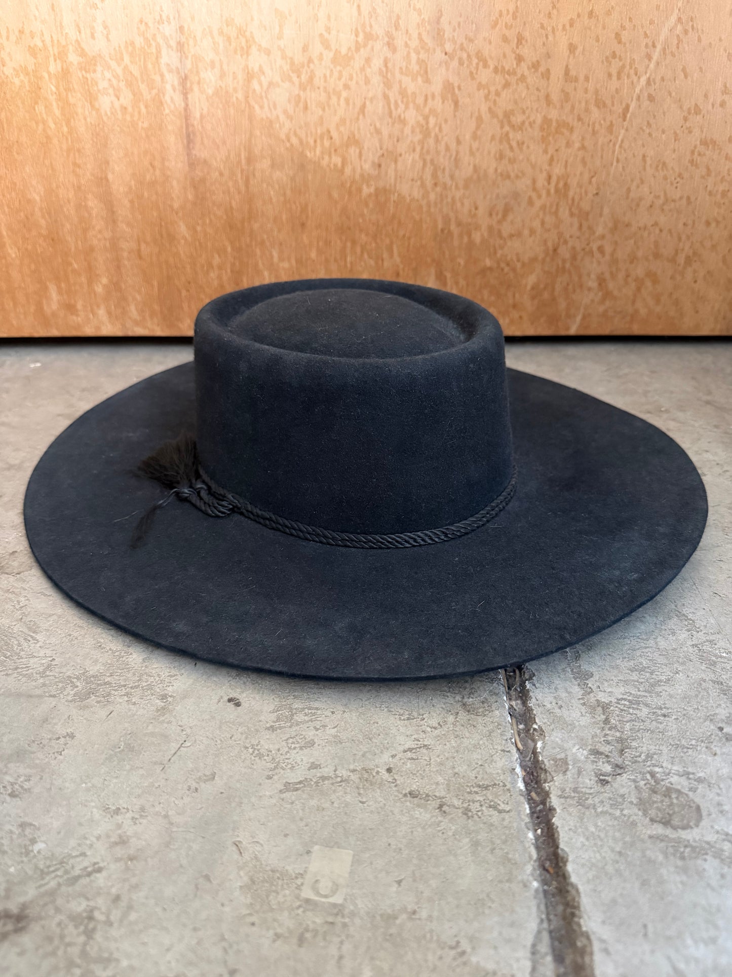 Black Spanish Cordobés Hat — by Patricia Abrigo, Los Angeles