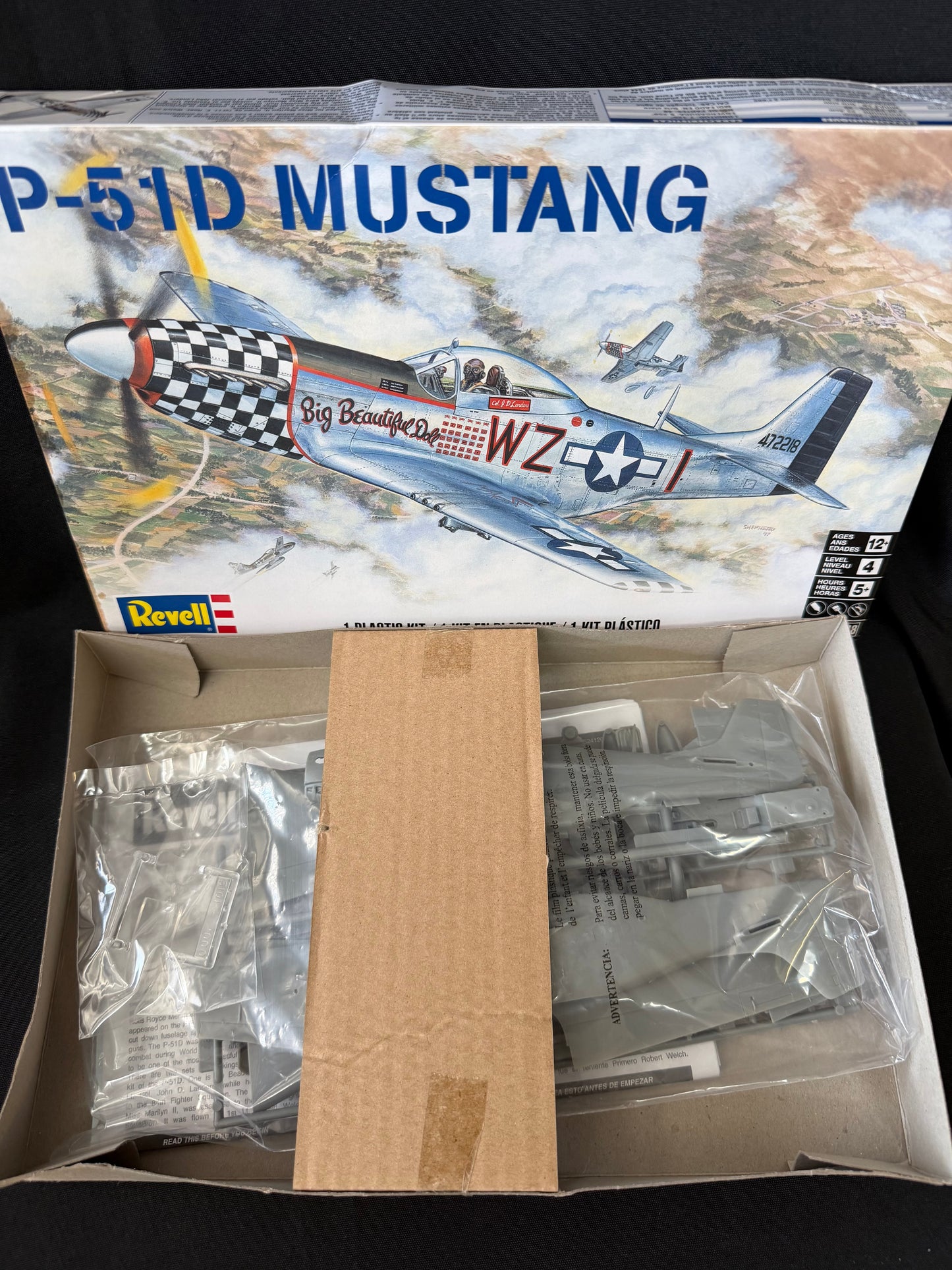Revell 1:48 P-51D Mustang WWII USAAF Fighter Aircraft Model Kit