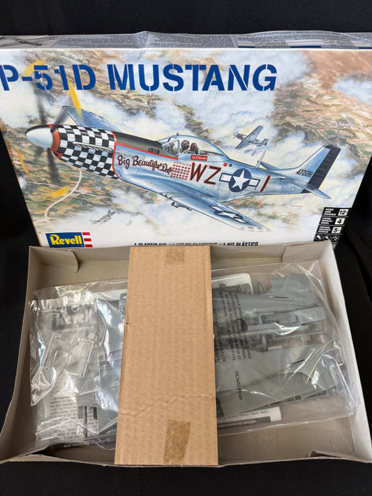 Revell 1:48 P-51D Mustang WWII USAAF Fighter Aircraft Model Kit