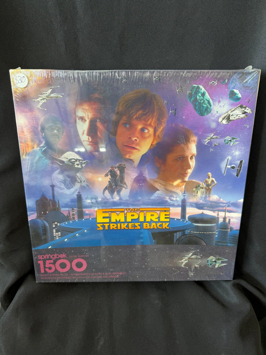 "The Empire Strikes Back" 1500-Piece Puzzle by Springbok (New/Sealed)