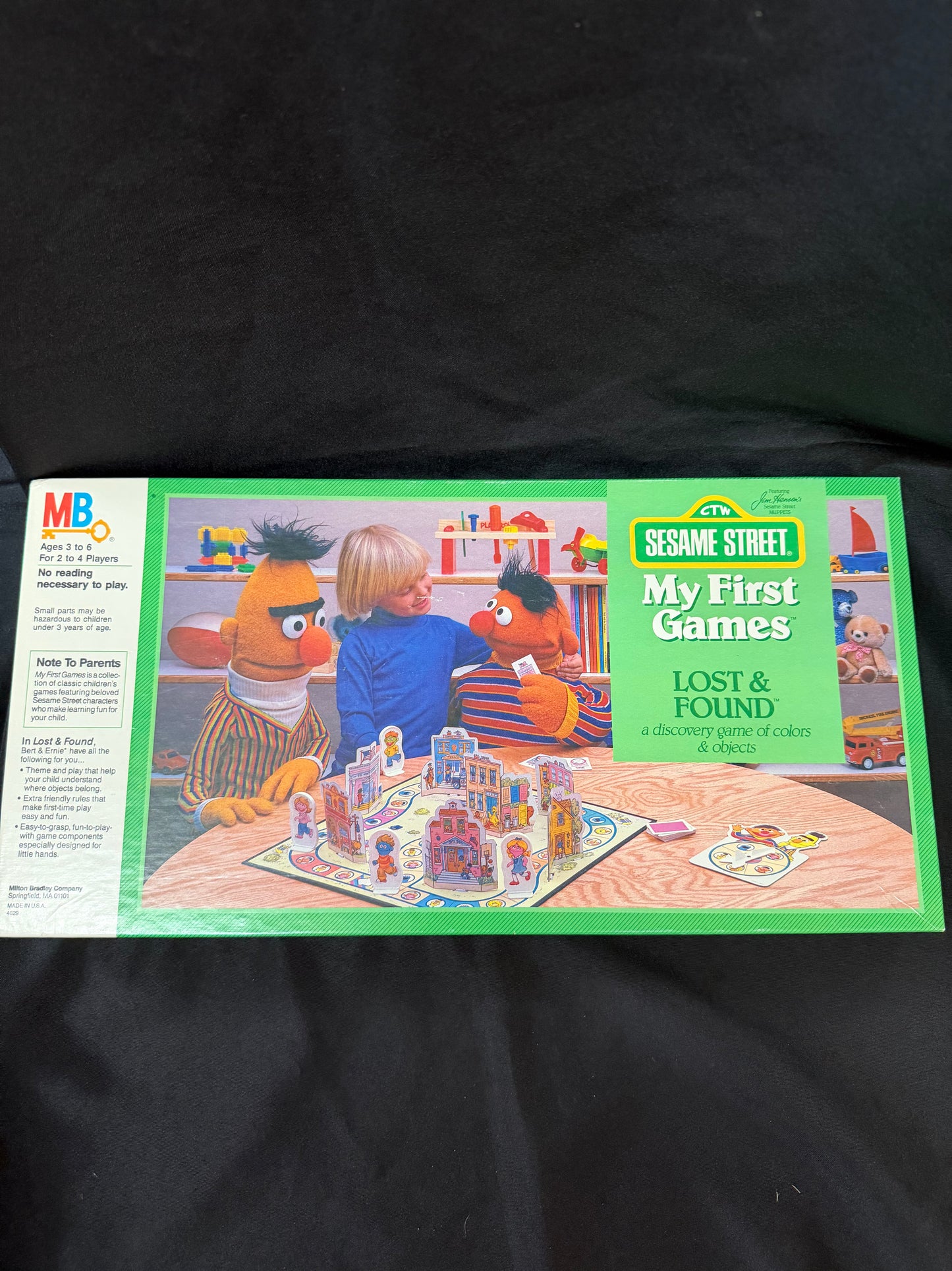 Vintage 1986 Sesame Street "My First Games: Lost & Found" — Milton Bradley (Complete)