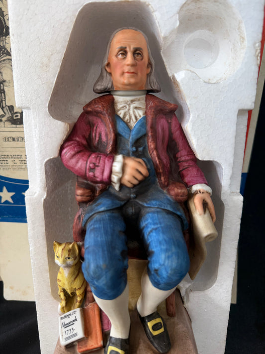 Benjamin Franklin 1976 McCormick Bicentennial Series Decanter