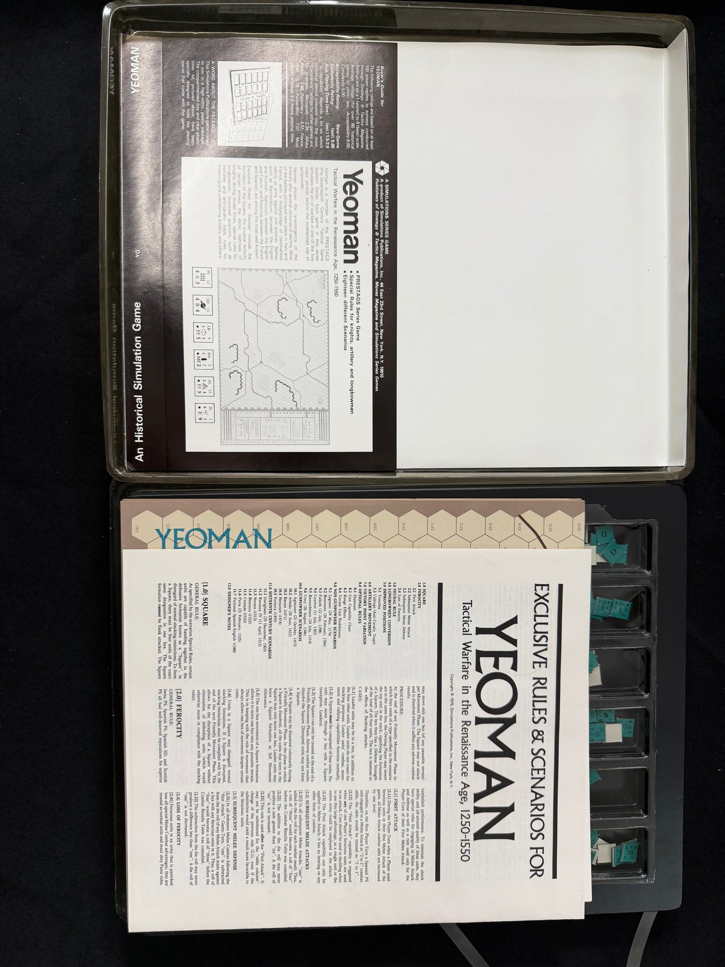 Yeoman - Tactical Warfare in the Renaissance Age (SPI board game)