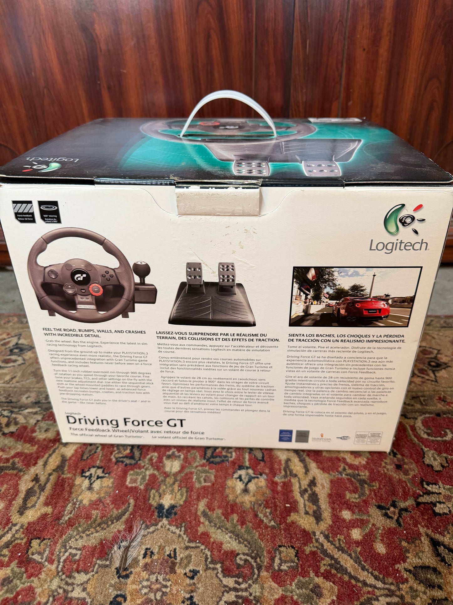Logitech Driving Force GT Wheel & Pedals