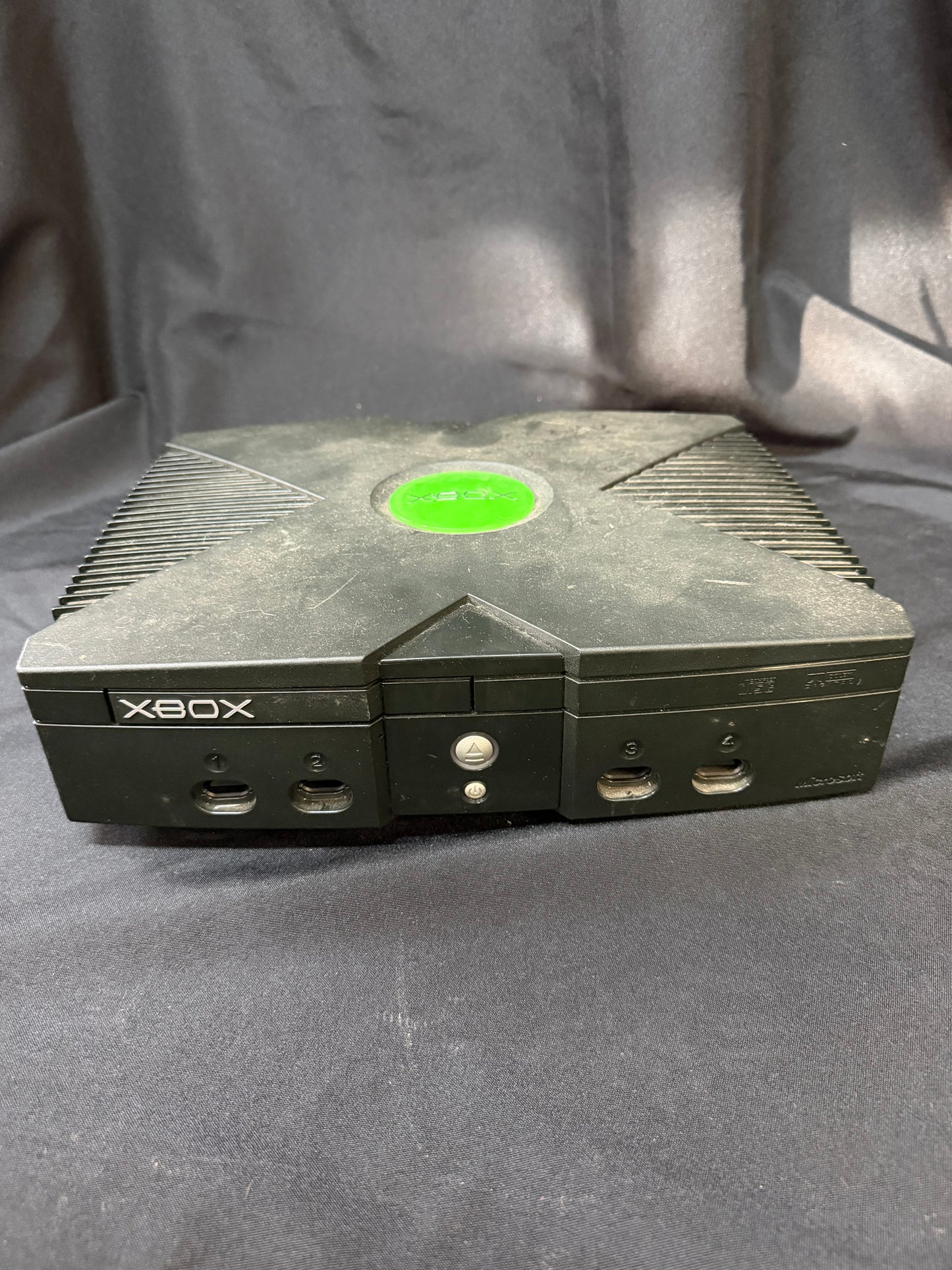 Original Xbox Console Bundle — Includes Memory Card & 2 MadCatz Controllers (Untested)