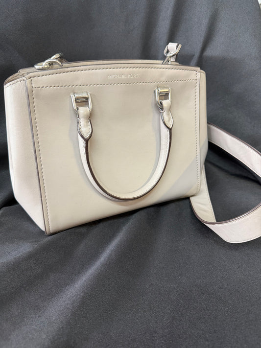 Michael Kors Benning Large Leather Satchel