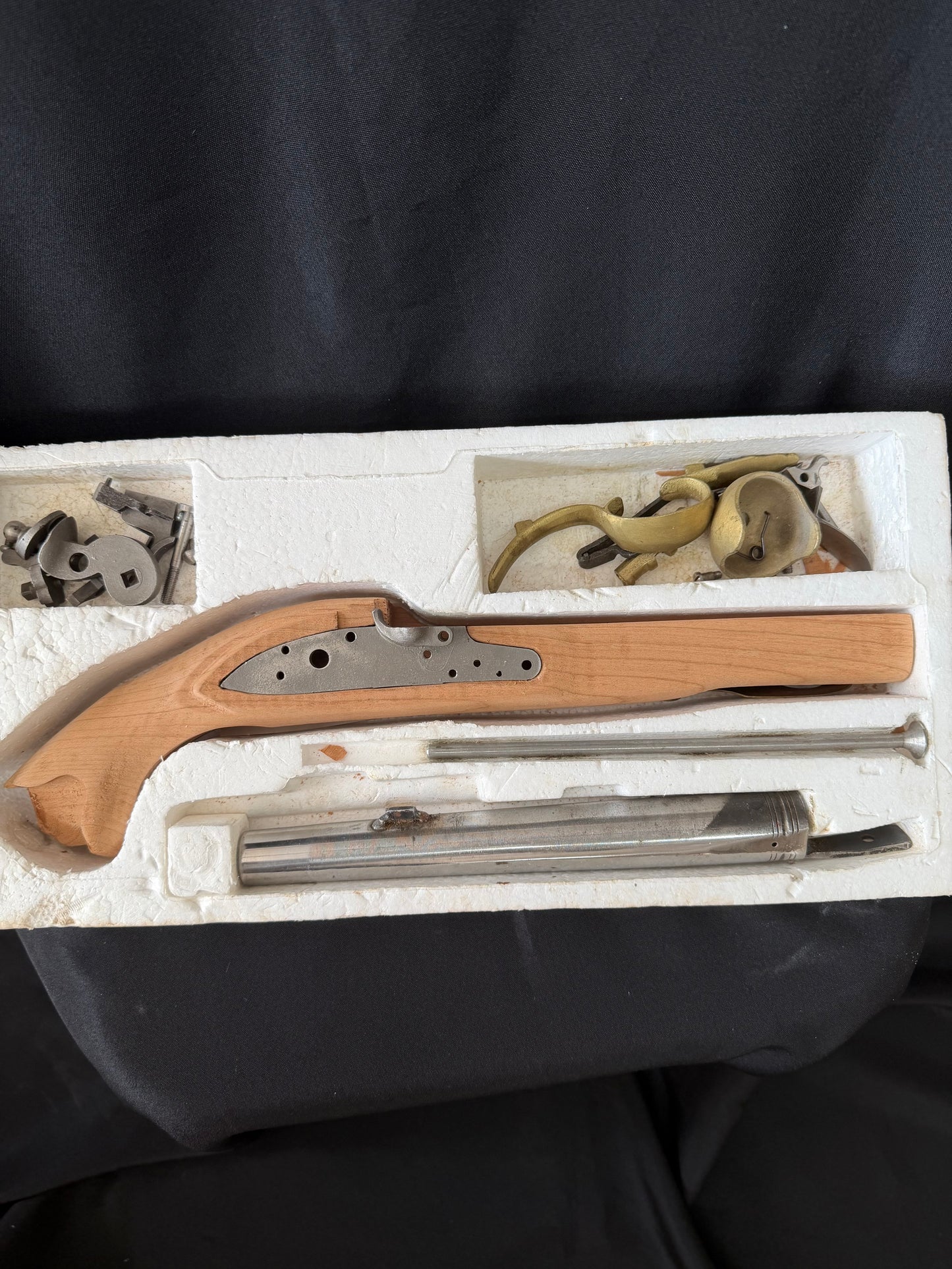 Replica Continental Army Pistol Kit — .69 Cal Drawn Steel Barrel