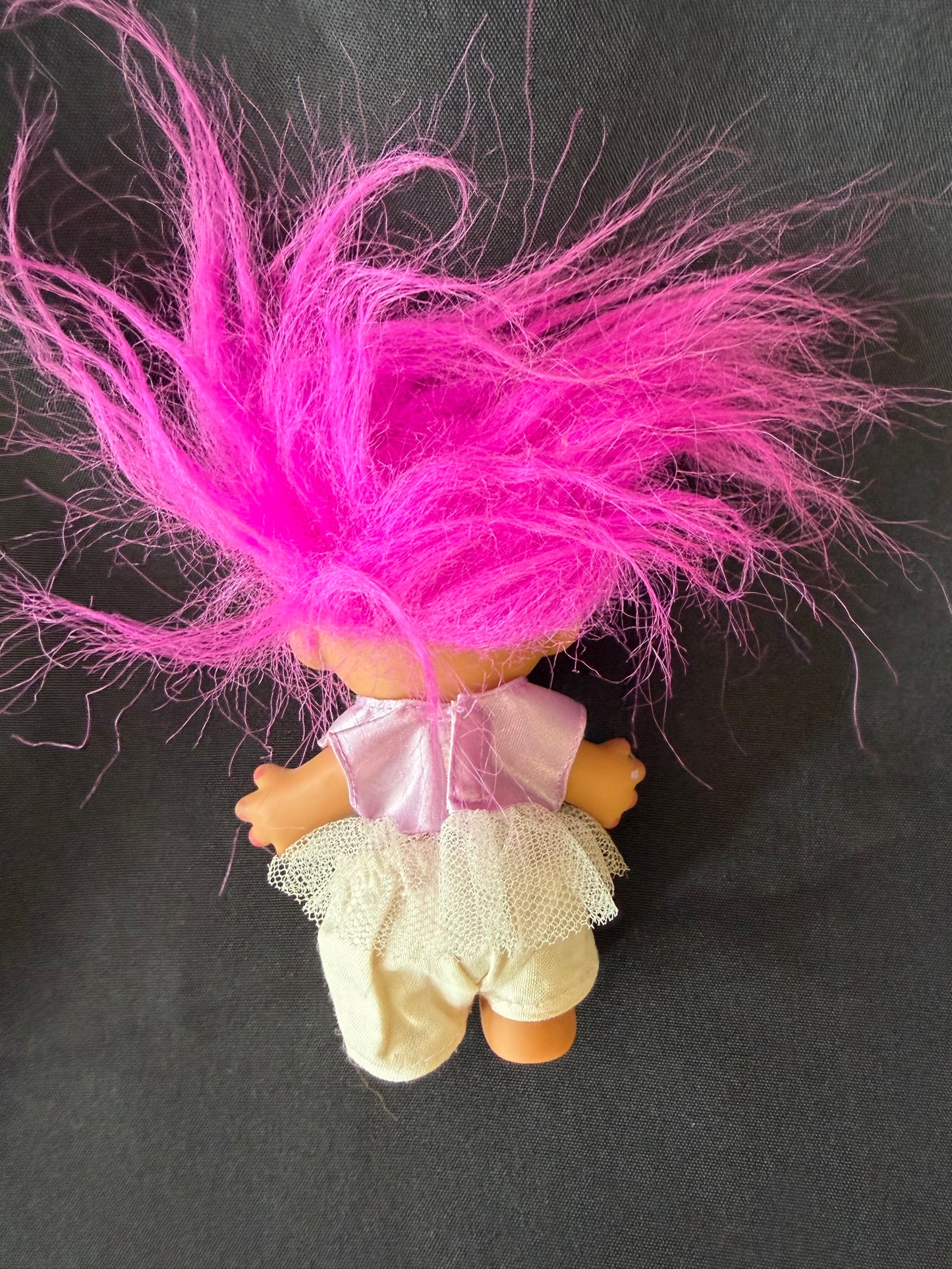 Set of 2 Russ Berrie Troll Dolls — “Lucky Nurse” & Dressed