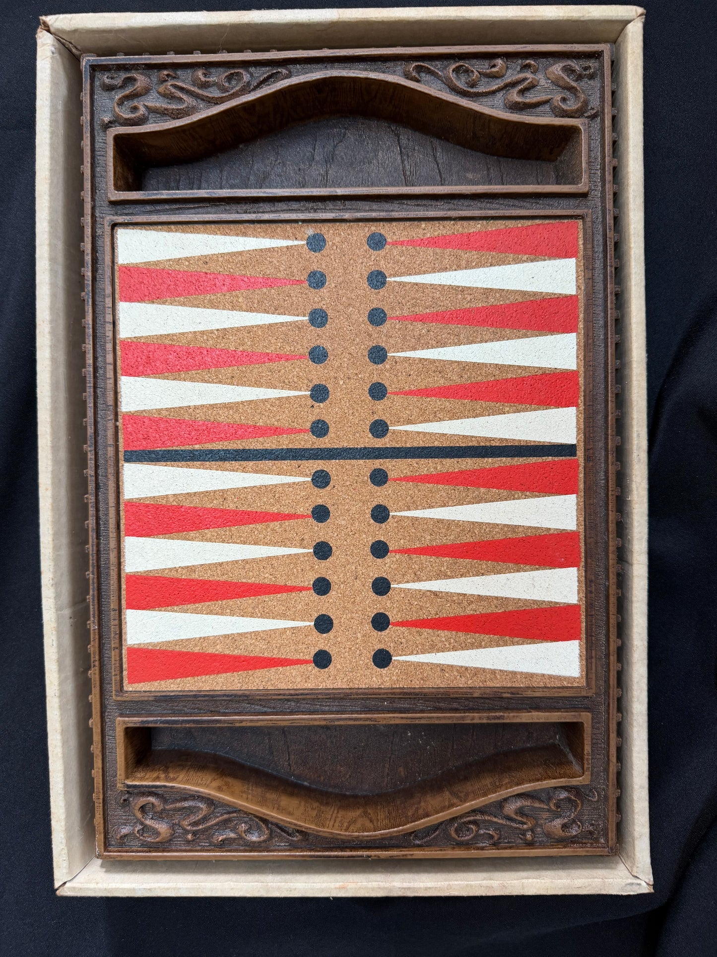 Vintage Backgammon Tablette - Board Only