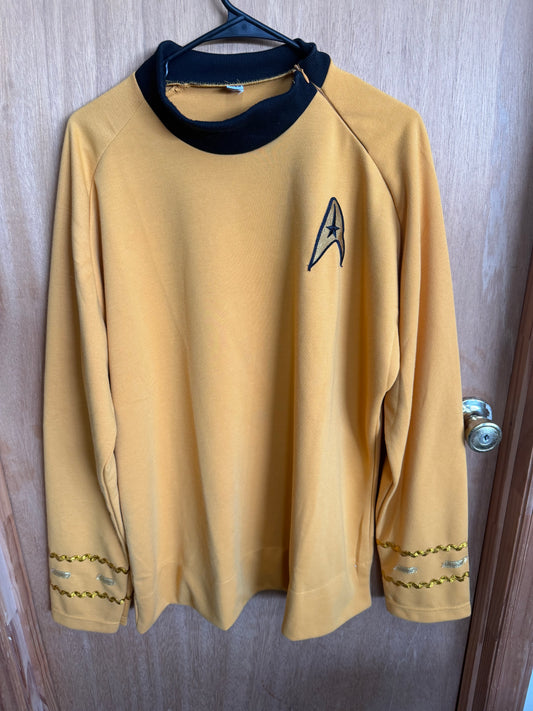 Star Trek — Captain James Kirk TOS Yellow/Gold Command Shirt