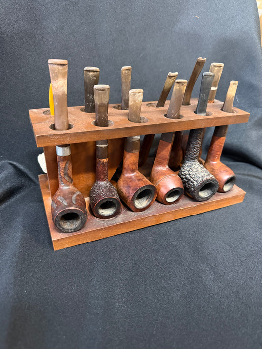 Set of 12 Vintage Smoke Pipes