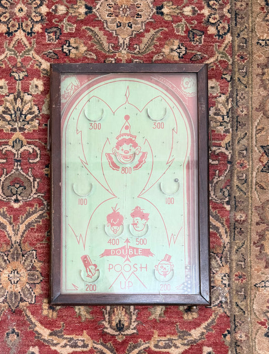 Antique 1933 "Double Poosh Up" Pinball Game - Northwestern Mailbox Co.