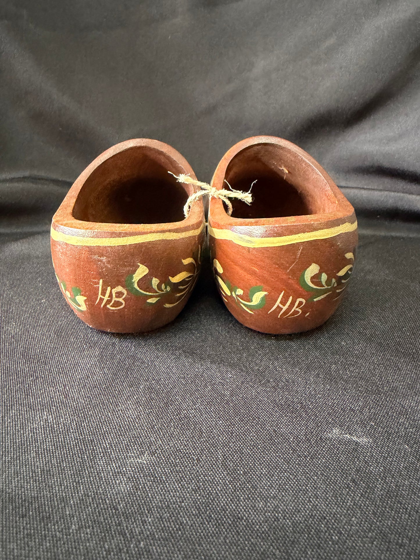 Hand-painted Wooden Dutch Clogs - Made in Hindeloopen