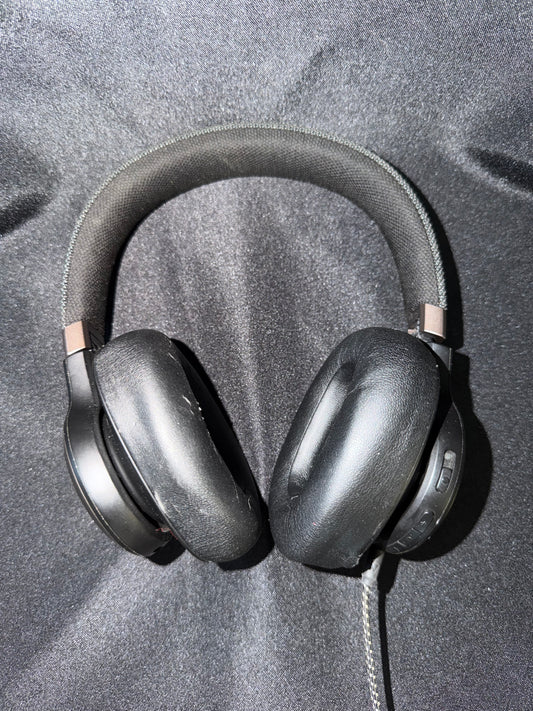 JBL Live 660 Bluetooth Wired Over-Ear Headphones - Black (tested + working)