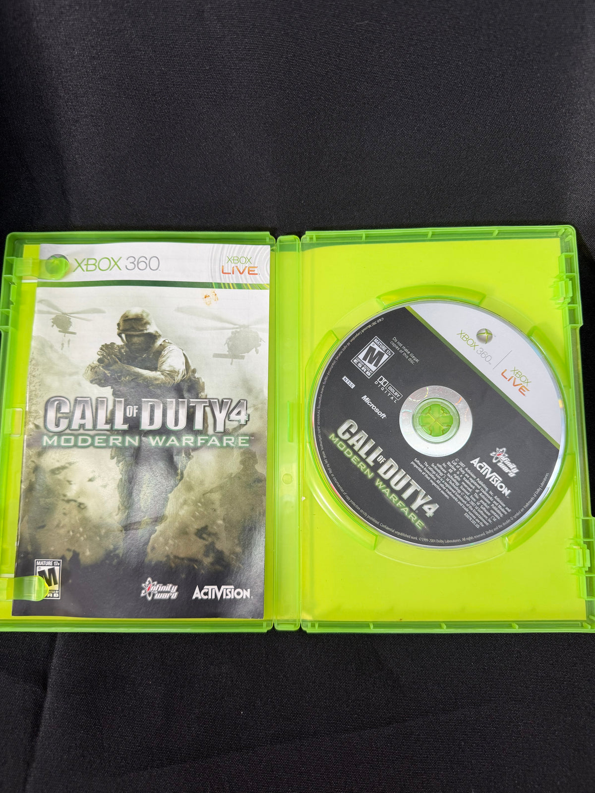 Call of Duty 4: Modern Warfare (Xbox 360, LIVE)