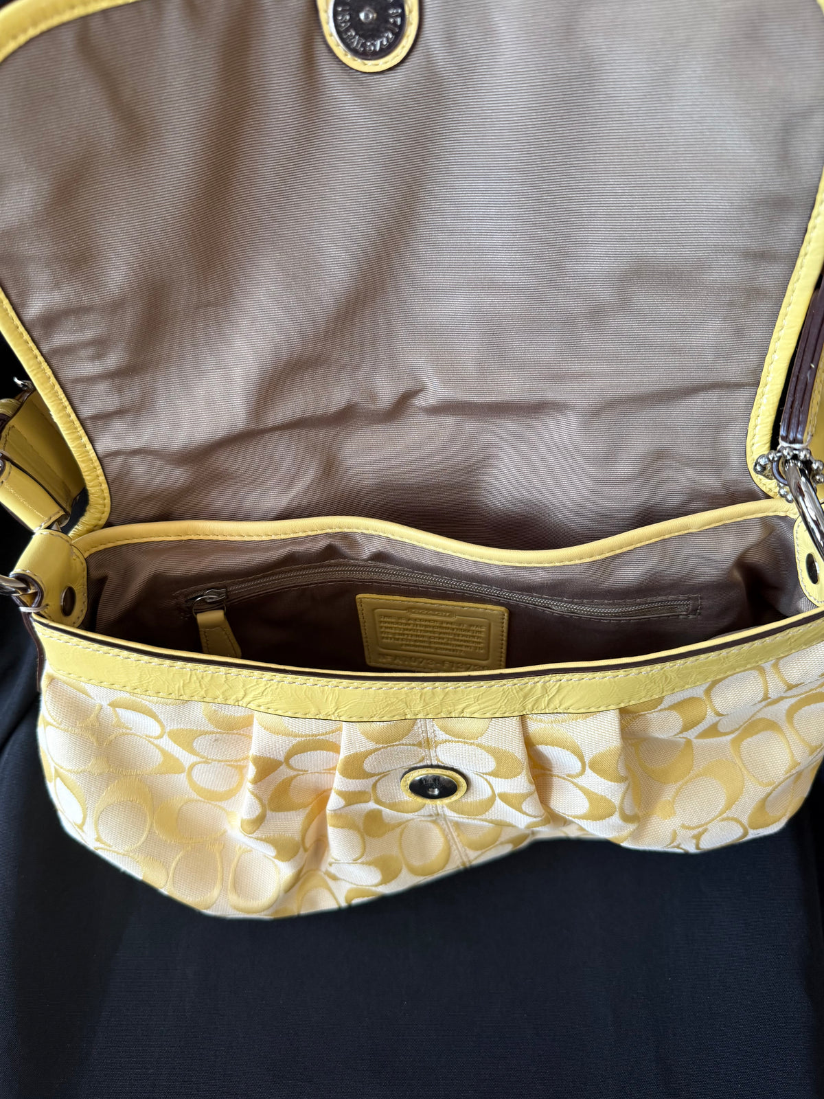 Coach Soho Signature Jacquard Vintage Shoulder Bag