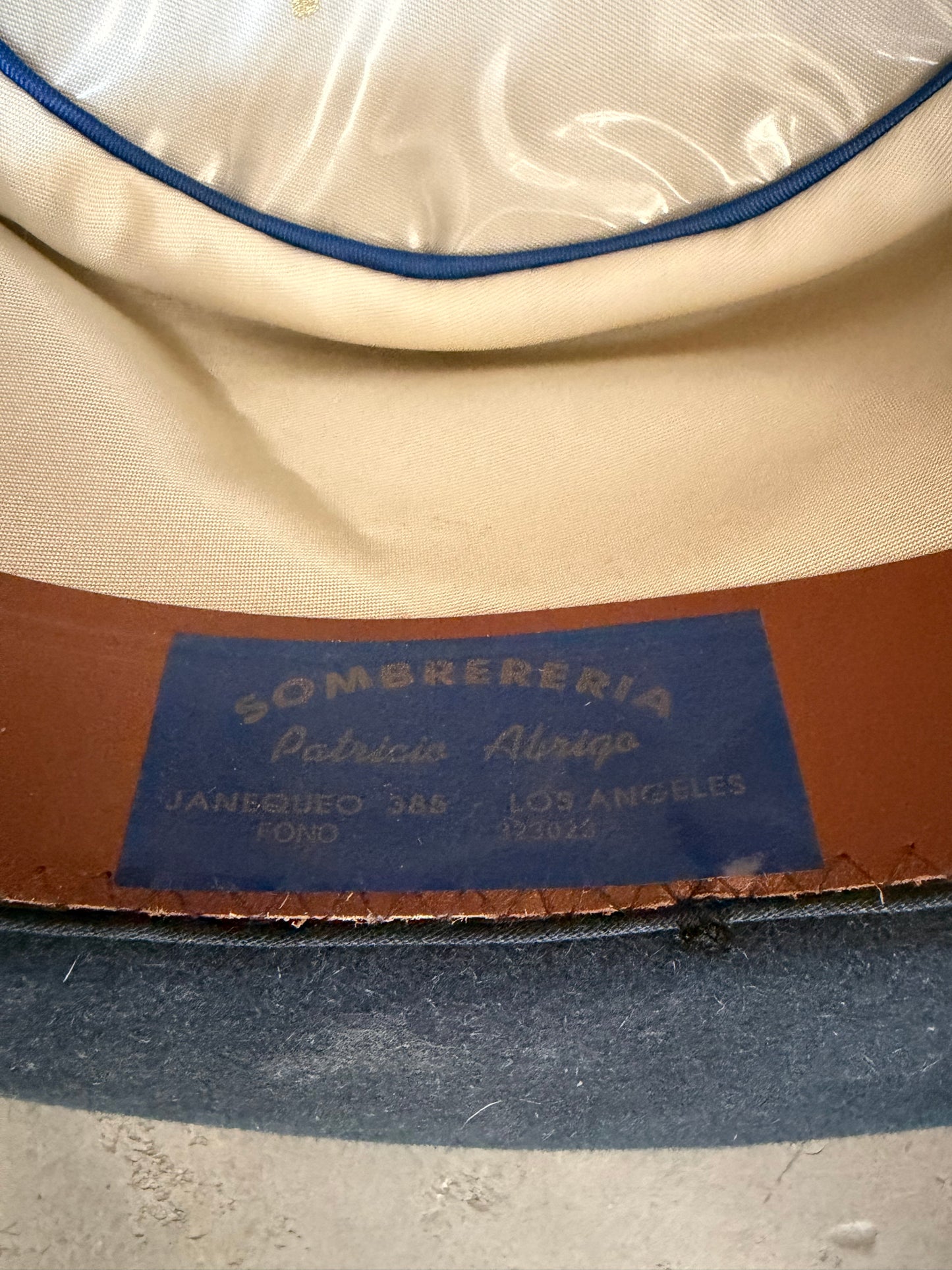 Black Spanish Cordobés Hat — by Patricia Abrigo, Los Angeles