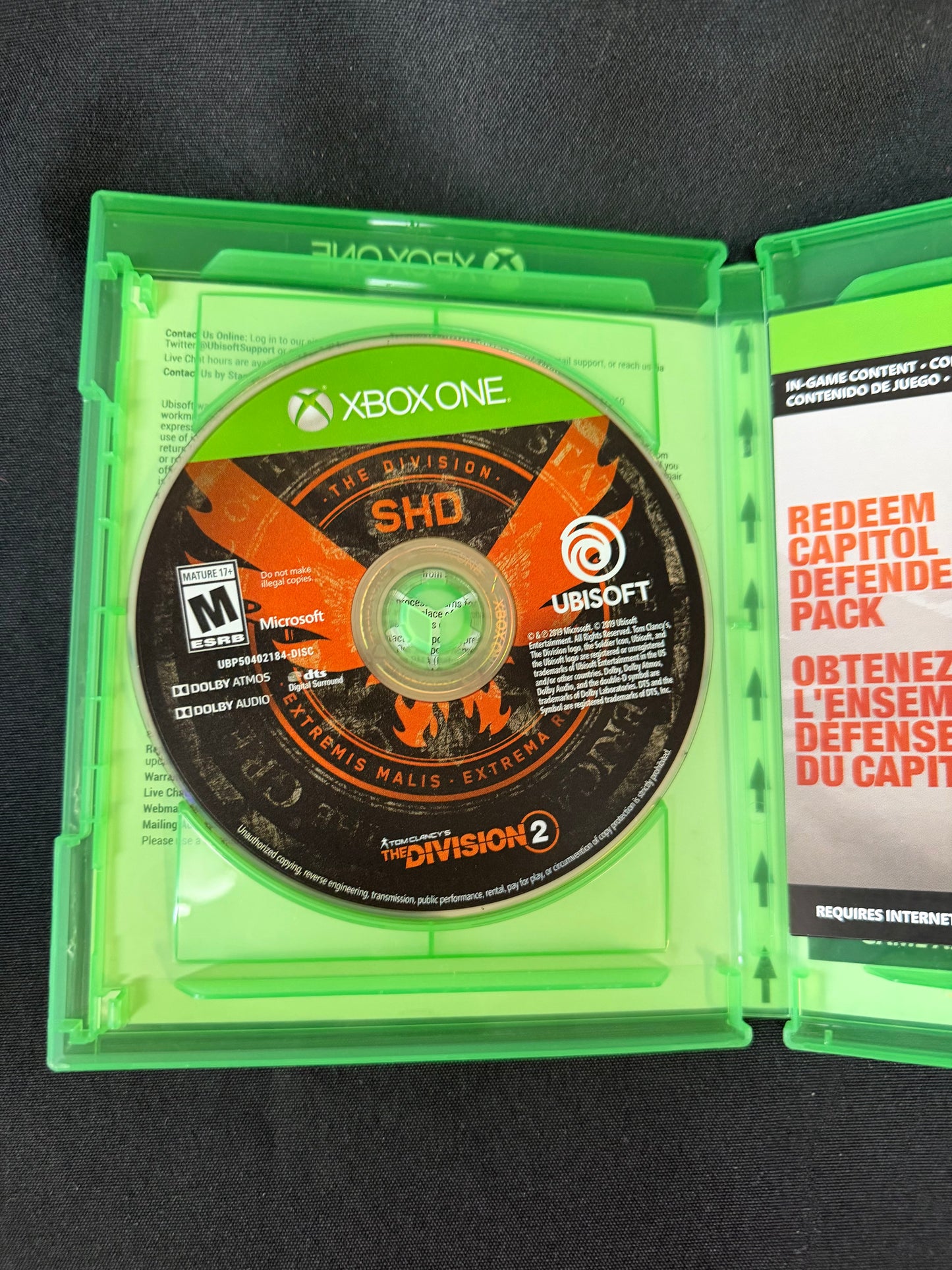 Tom Clancy's The Division 2 - Includes Capitol Defender Pack (Xbox one)