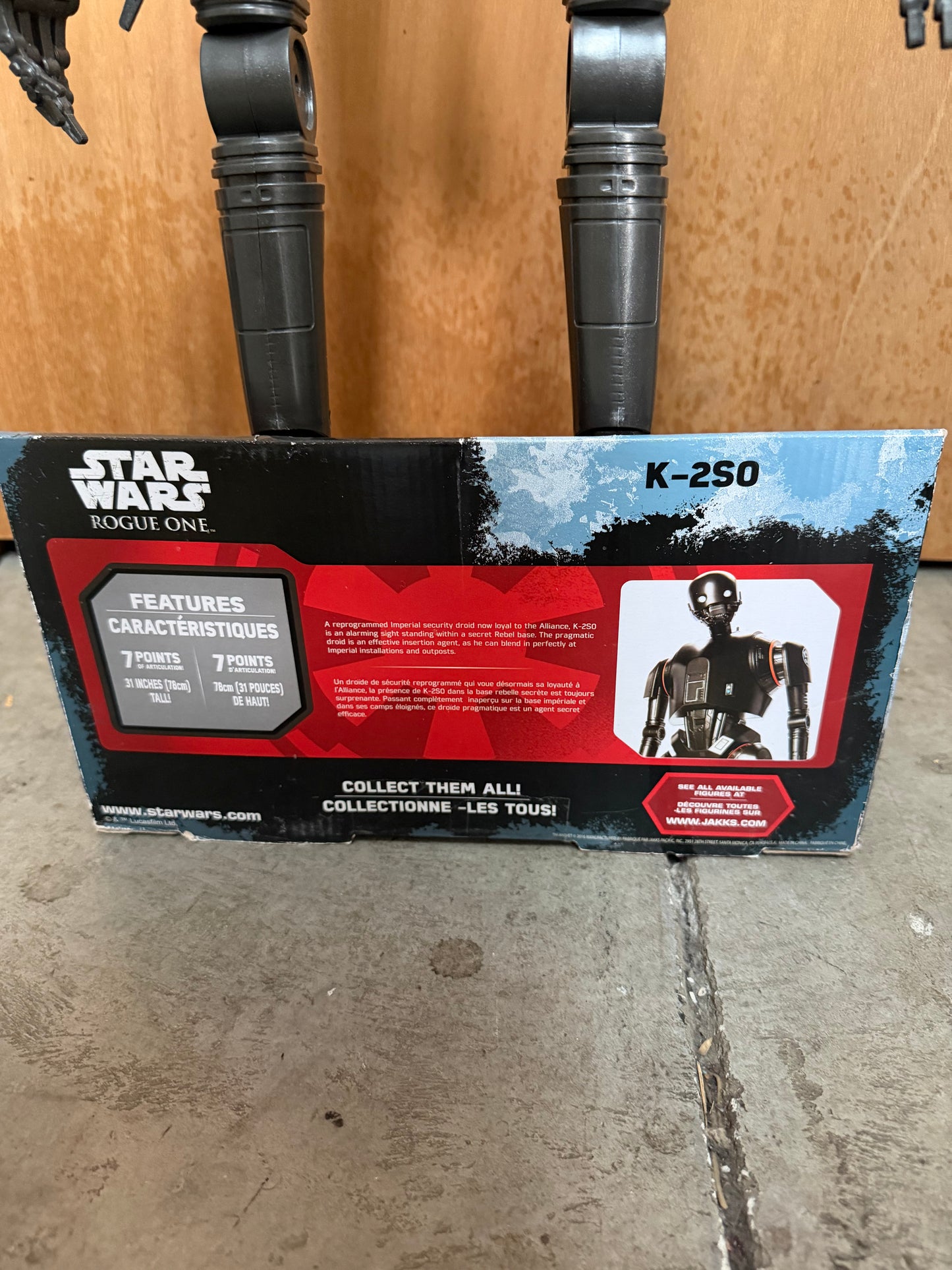 Jakks Pacific K-2SO Tall Robot Figure - Star Wars 2016 Edition 31" Tall