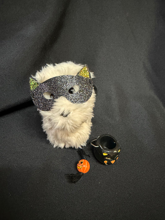 American Girl Doll "Coconut" Dog — with Halloween Cat Costume