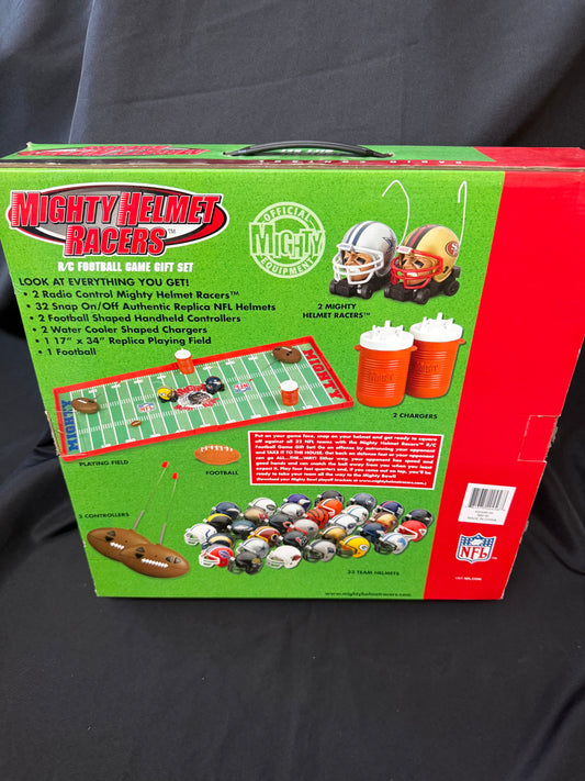 Mighty Helmet Racers — NFL R/C Football Game Gift Set (Complete)