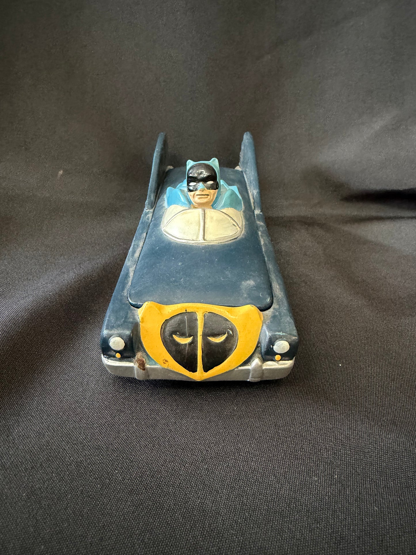 Rare Vintage 1966 Batman Batmobile Candy Dish — 1958 Comic Version, Made in Japan