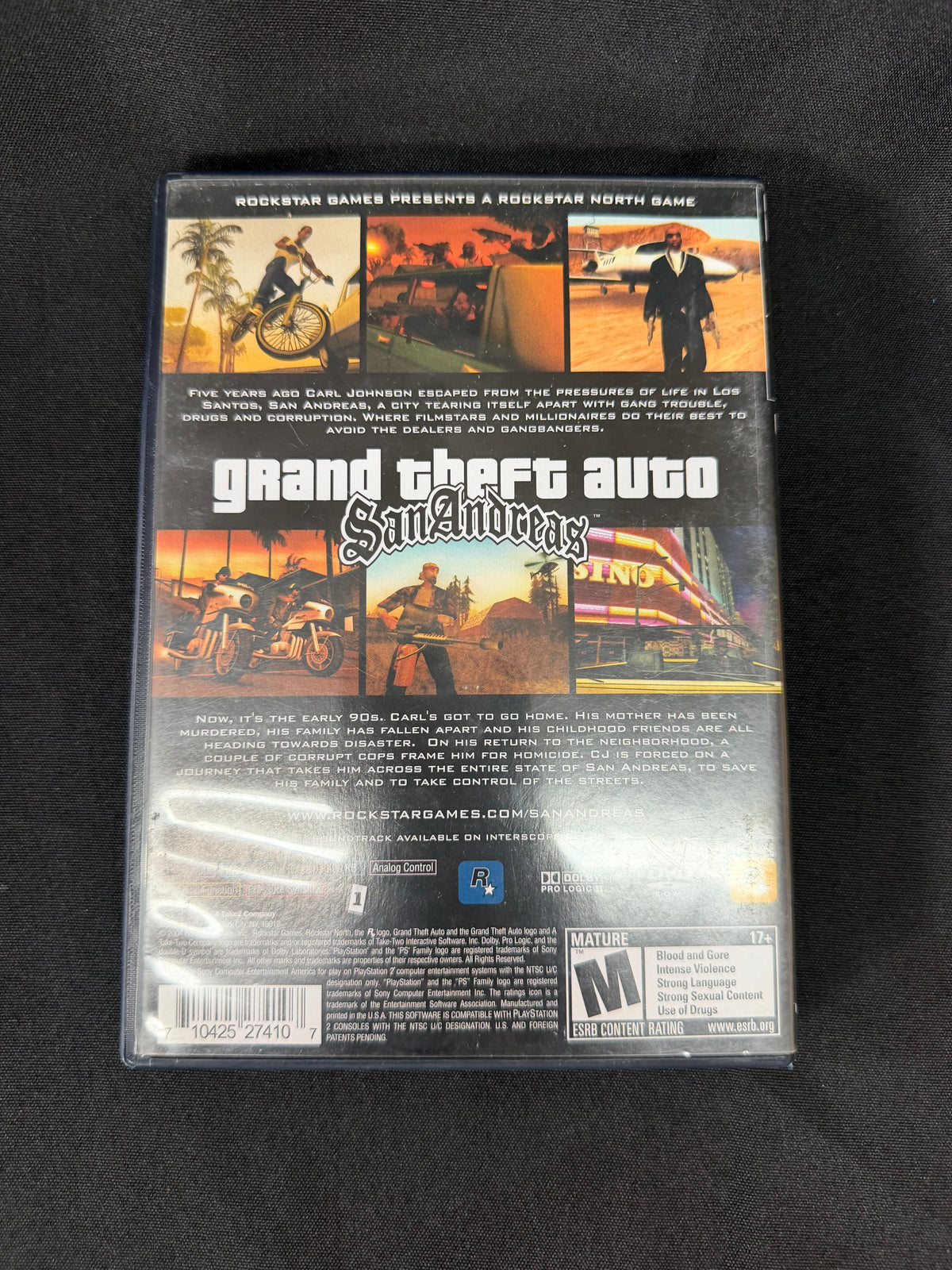 Grand Theft Auto San Andreas (PS2)